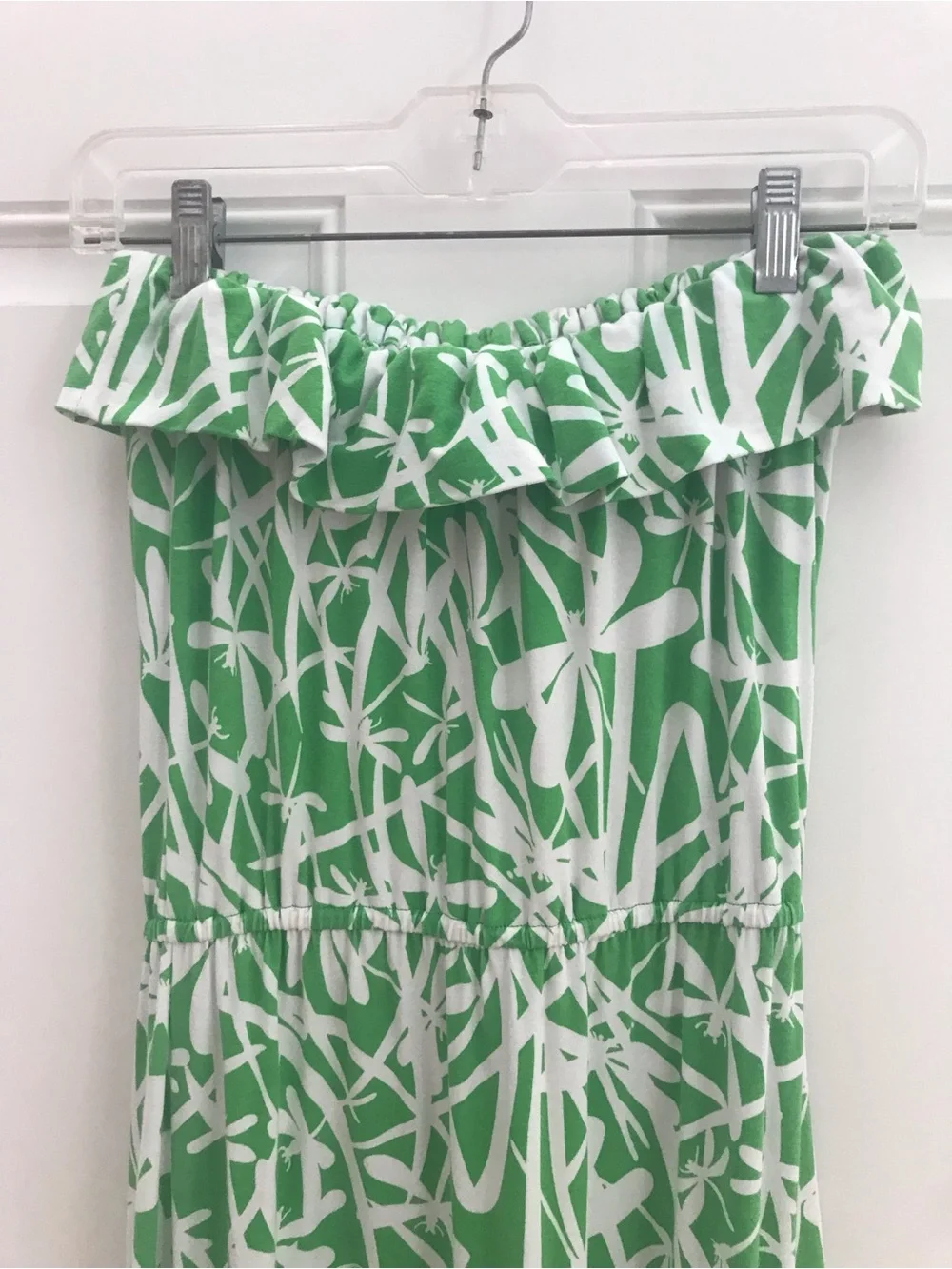 LILLY PULITZER Flor Dress in the Green Bean Light My Fire Pattern - Picture 11 of 14